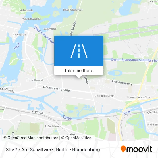 Карта Straße Am Schaltwerk