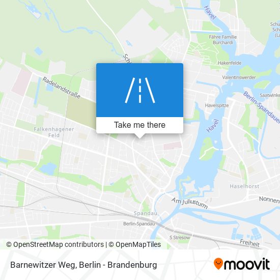 Barnewitzer Weg map