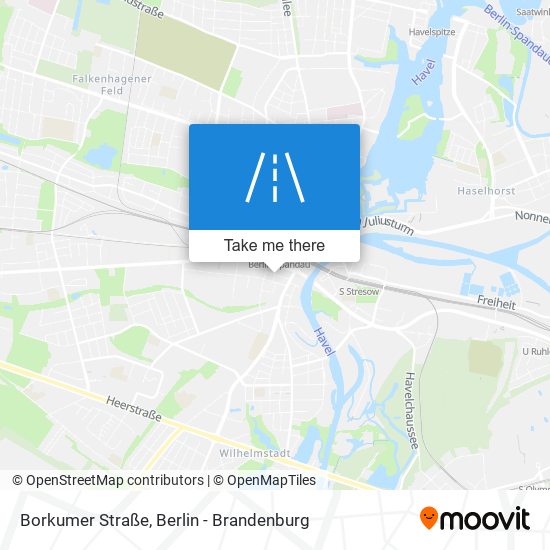 Карта Borkumer Straße
