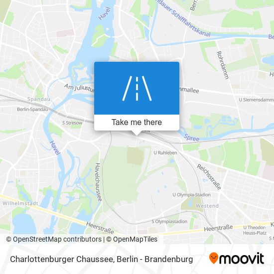 Карта Charlottenburger Chaussee