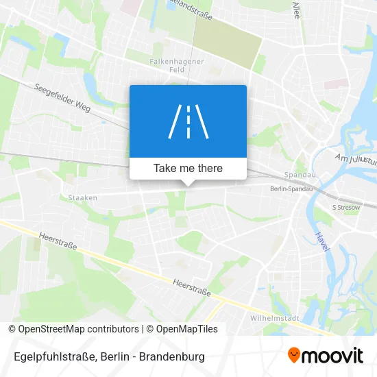 Карта Egelpfuhlstraße