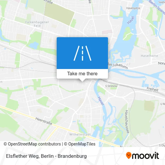 Карта Elsflether Weg