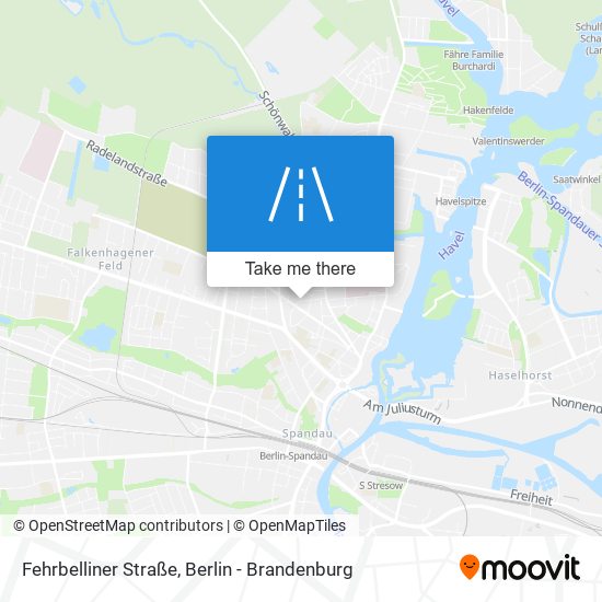 Карта Fehrbelliner Straße