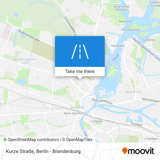 Карта Kurze Straße