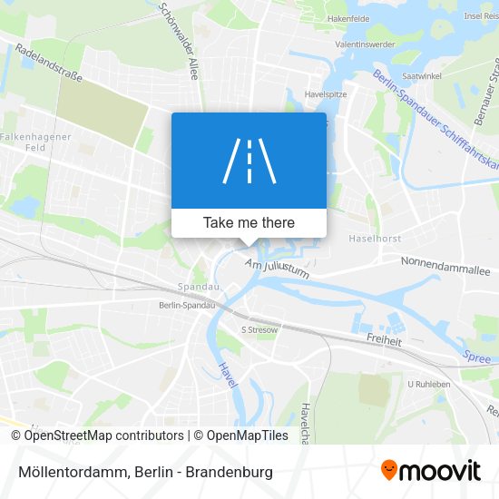 Möllentordamm map