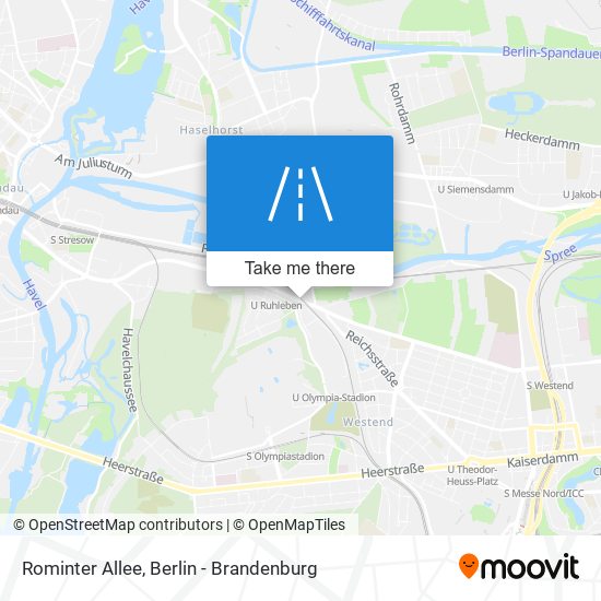 Rominter Allee map