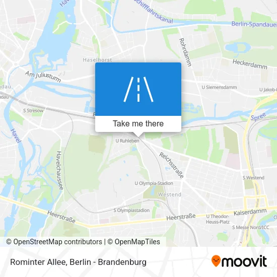 Карта Rominter Allee