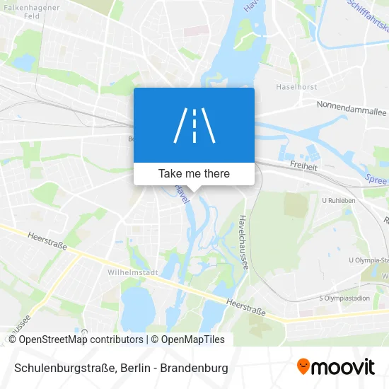 Карта Schulenburgstraße