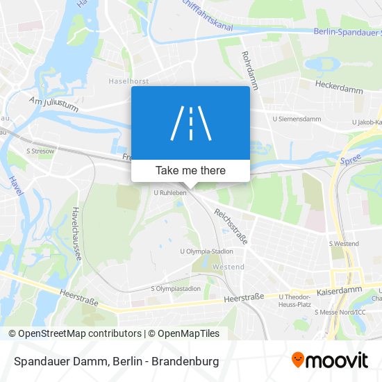 Spandauer Damm map