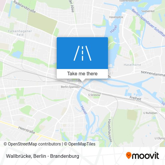 Wallbrücke map