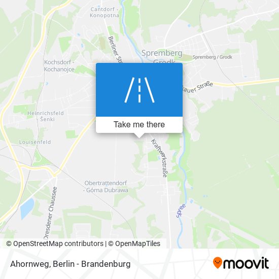 Ahornweg map