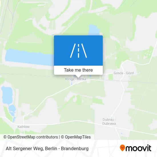 Alt Sergener Weg map