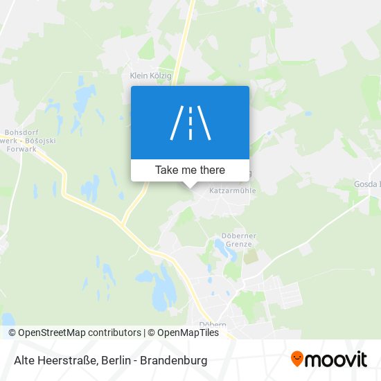 Alte Heerstraße map