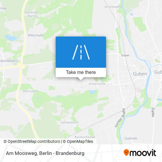 Am Moosweg map