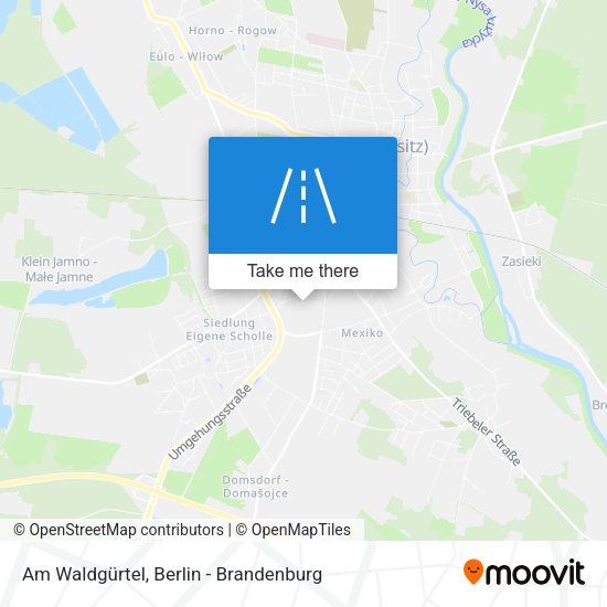 Am Waldgürtel map
