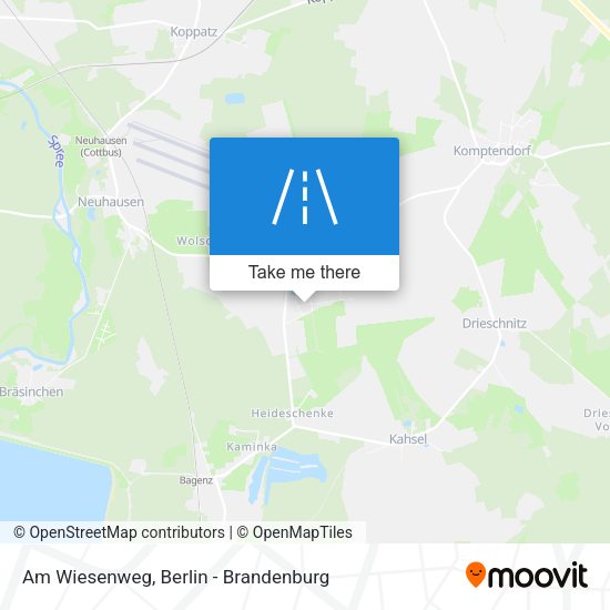 Am Wiesenweg map