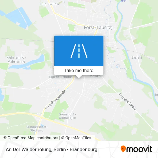 An Der Walderholung map