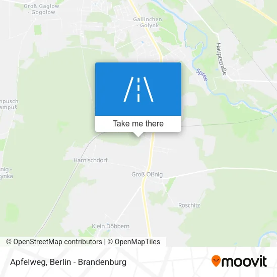 Карта Apfelweg