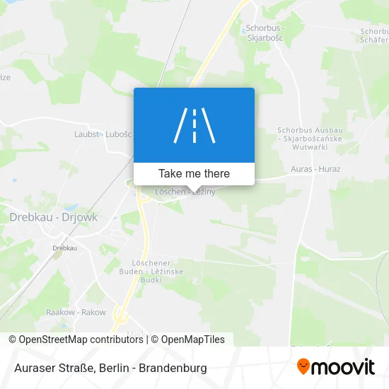 Карта Auraser Straße