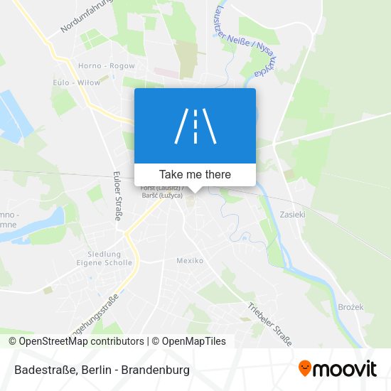 Badestraße map