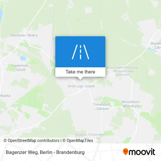 Карта Bagenzer Weg