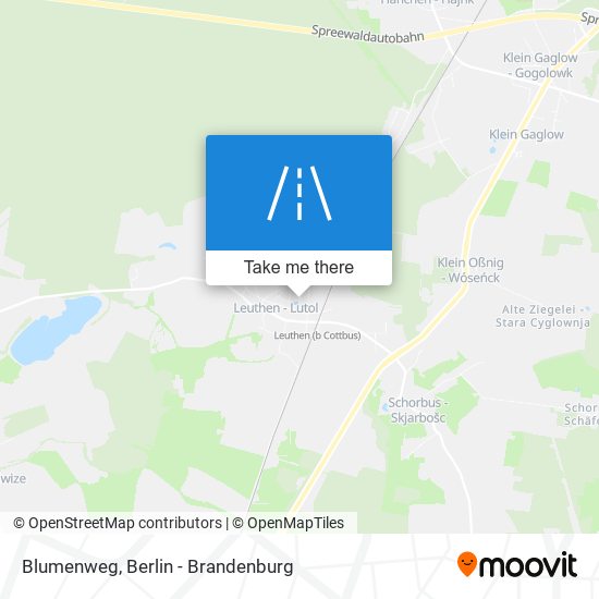Карта Blumenweg