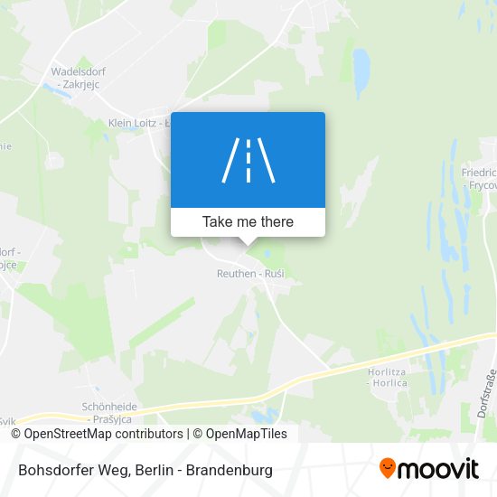 Bohsdorfer Weg map