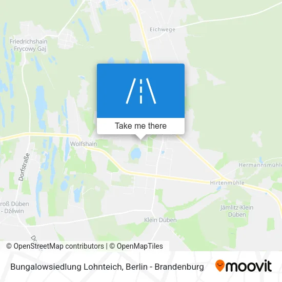 Карта Bungalowsiedlung Lohnteich