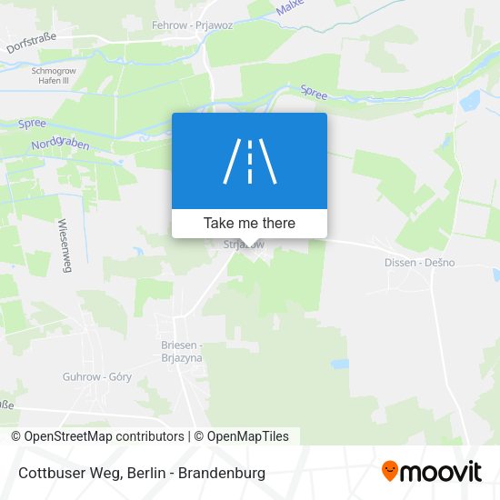 Cottbuser Weg map