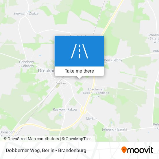 Döbberner Weg map