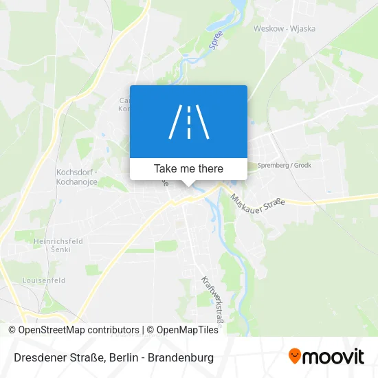 Карта Dresdener Straße