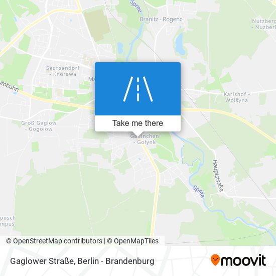 Gaglower Straße map