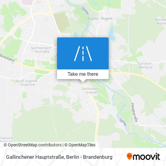 Gallinchener Hauptstraße map