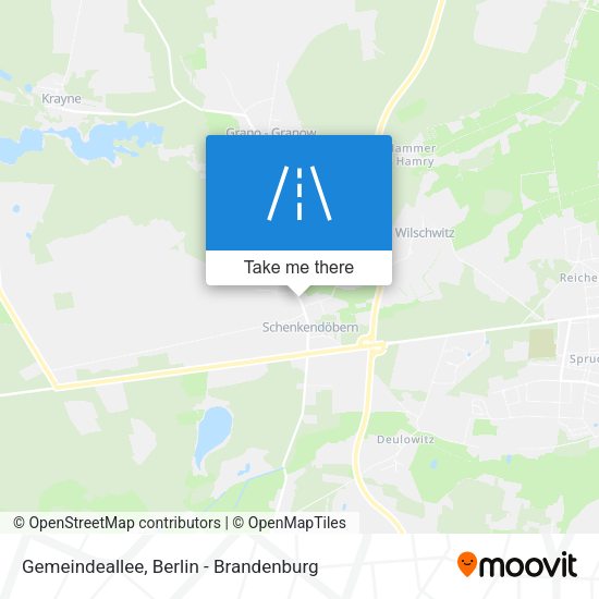 Gemeindeallee map