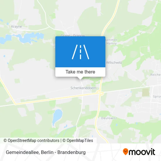 Карта Gemeindeallee