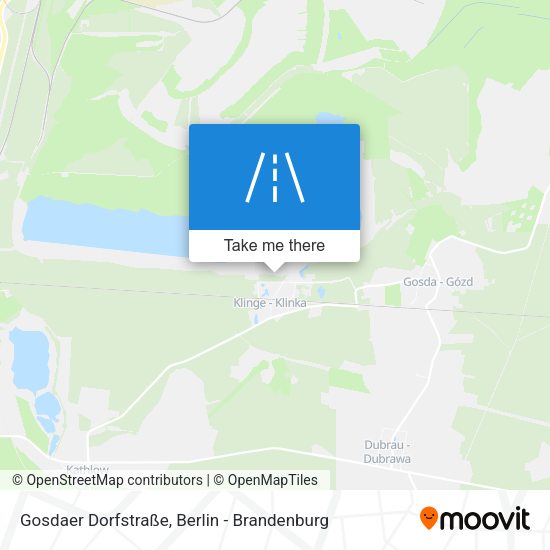 Gosdaer Dorfstraße map