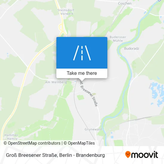 Карта Groß Breesener Straße