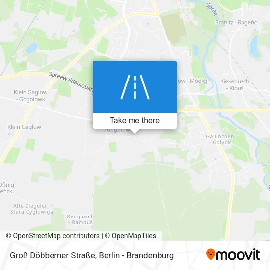 Карта Groß Döbberner Straße
