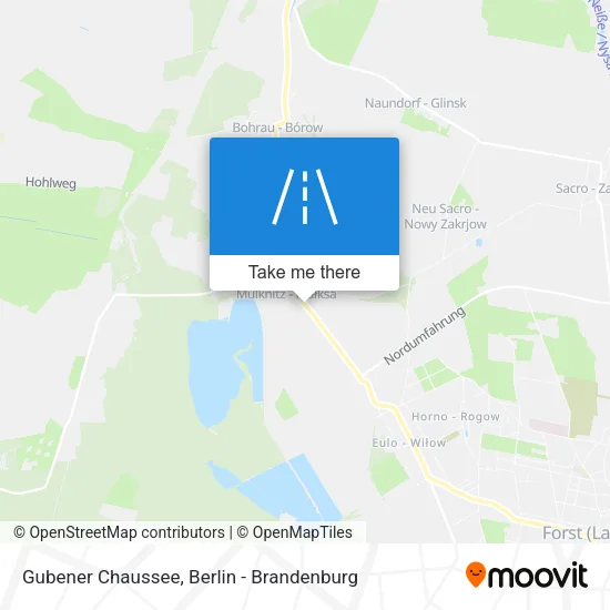 Карта Gubener Chaussee