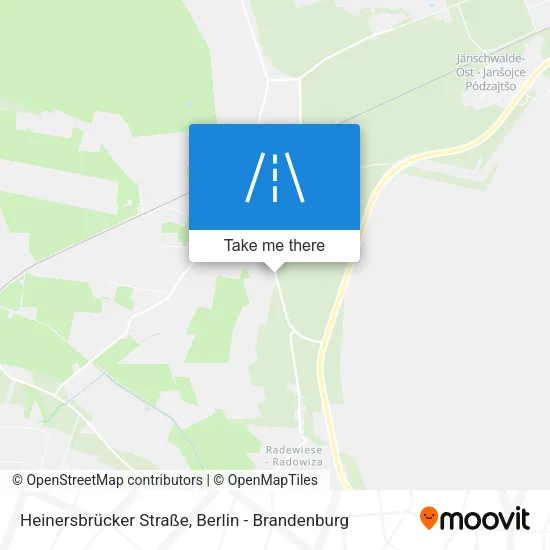 Карта Heinersbrücker Straße