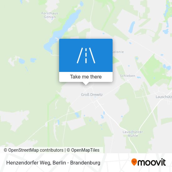 Henzendorfer Weg map