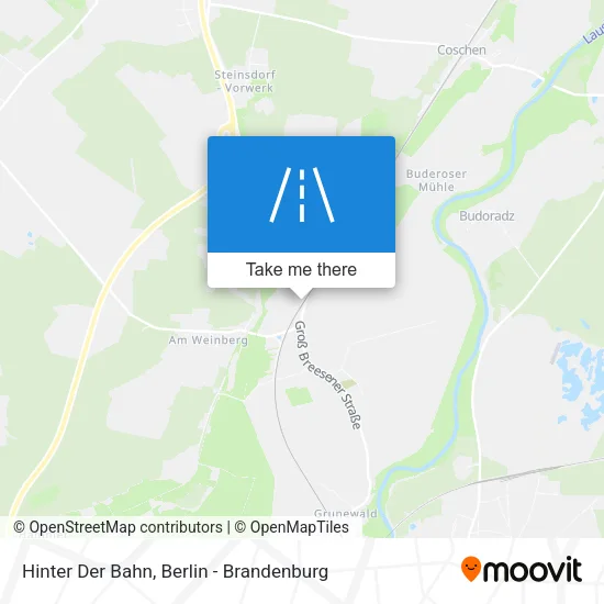 Карта Hinter Der Bahn