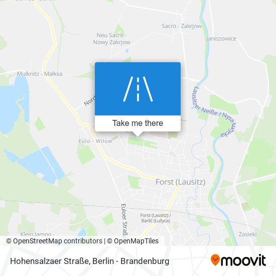 Карта Hohensalzaer Straße