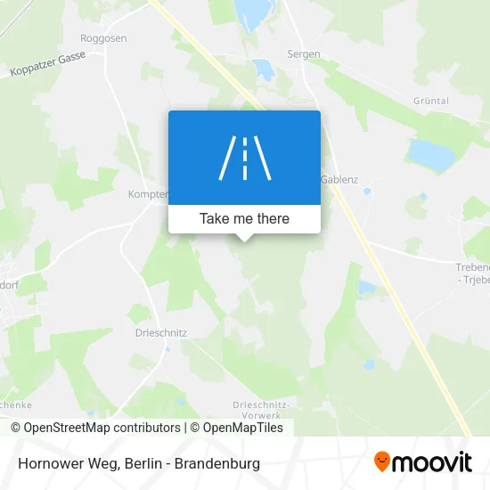 Карта Hornower Weg