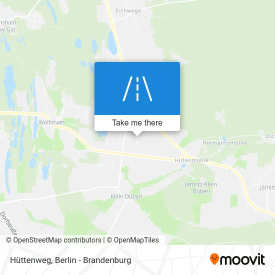 Карта Hüttenweg