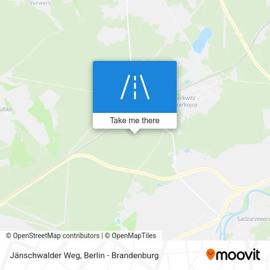Карта Jänschwalder Weg