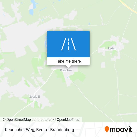 Keunscher Weg map