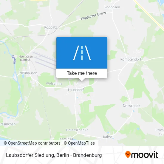 Карта Laubsdorfer Siedlung