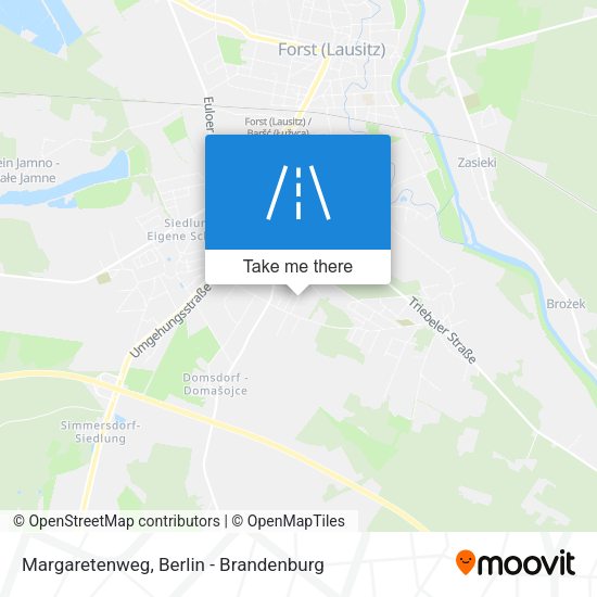 Margaretenweg map