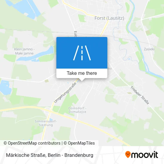 Карта Märkische Straße